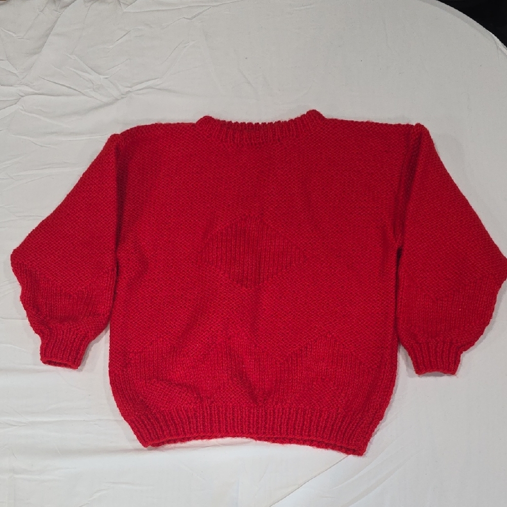 Red Crew Neck Sweater